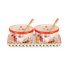 Cath Kidston Christmas Ditsy Condiment Pot Set