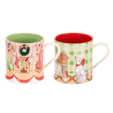 Cath Kidston Christmas Dolls House Mollie Mugs, Set of 2 - Cook N Dine