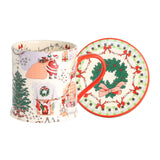 Cath Kidston Christmas Ditsy Mug & Coaster Set - Cook N Dine