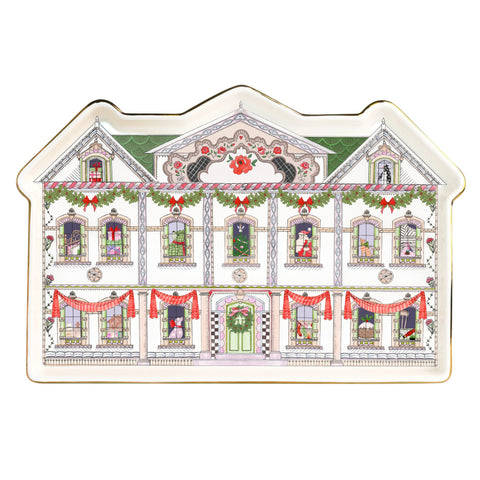 Cath Kidston Christmas Dolls House Rectangular Platter