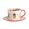 Cath Kidston Christmas Dolls House Teacup & Saucer