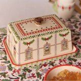 Cath Kidston Christmas Dolls House Butter Dish - Cook N Dine