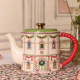 Cath Kidston Christmas Dolls House Teapot - Cook N Dine