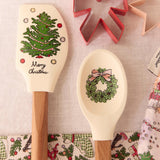 Cath Kidston Christmas Wreath Silicone Spatula & Spoon Set - Cook N Dine