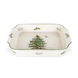 Spode Christmas Tree Rectangular Handled Dish 12 x 9 ins - Cook N Dine