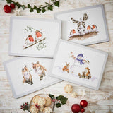 Pimpernel for Royal Worcester Wrendale Designs Christmas Placemats Set of 4 - Cook N Dine