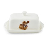 Royal Worcester Wrendale Designs Covered Butter Dish (Cow) - Cook N Dine