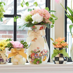 MacKenzie-Childs Flower Market Enamel Tall Vase