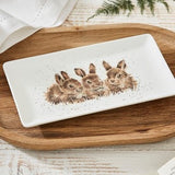 Royal Worcester Wrendale Designs Rectangular Tray (Rabbits) - Cook N Dine