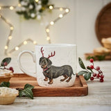 Royal Worcester Wrendale Designs Dachshund Snow Mug - Cook N Dine