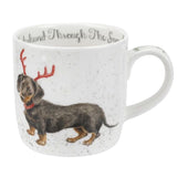 Royal Worcester Wrendale Designs Dachshund Snow Mug - Cook N Dine