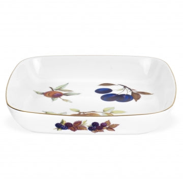 Royal Worcester Evesham Gold Square Dish