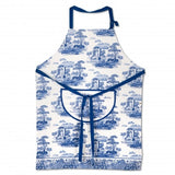 Pimpernel for Spode Blue Italian Cotton Drill Apron - Cook N Dine