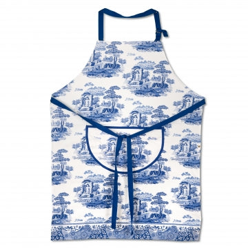 Pimpernel for Spode Blue Italian Cotton Drill Apron