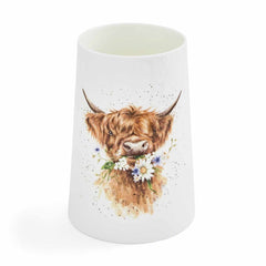 Royal Worcester Wrendale Designs Vase (Cow)